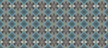 Kusursuz altın desen. Raster oryantal süs. Altın desenli gri, mavi ve nötr altın elementlerle.