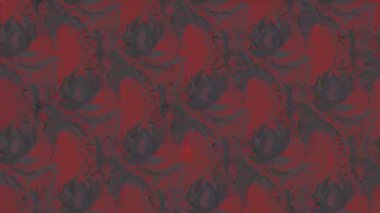 Renkli unsurlarla hareketli arka plan görüntüleri. Çiçekler. Eski model. Bayrak tarzı. Video kaydı. Şablon. Döngü. Kusursuz..