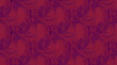 Renkli unsurlarla hareketli arka plan görüntüleri. Çiçekler. Eski model. Bayrak tarzı. Video kaydı. Şablon. Döngü. Kusursuz..