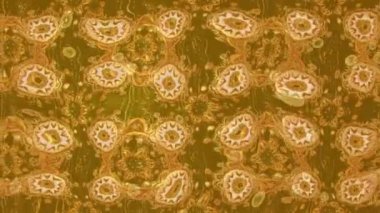 Renkli unsurlarla hareketli arka plan görüntüleri. Çiçekler. Eski model. Bayrak tarzı. Video kaydı. Şablon. Döngü. Kusursuz..