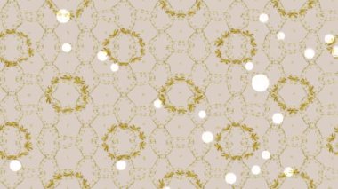 Renkli unsurlarla hareketli arka plan görüntüleri. Çiçekler. Eski model. Bayrak tarzı. Video kaydı. Şablon. Döngü. Kusursuz..