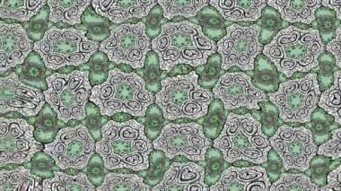 Renkli unsurlarla hareketli arka plan görüntüleri. Çiçekler. Eski model. Bayrak tarzı. Video kaydı. Şablon. Döngü. Kusursuz..