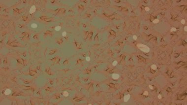 Renkli unsurlarla hareketli arka plan görüntüleri. Çiçekler. Eski model. Bayrak tarzı. Video kaydı. Şablon. Döngü. Kusursuz..