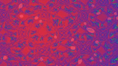 Renkli unsurlarla hareketli arka plan görüntüleri. Çiçekler. Eski model. Bayrak tarzı. Video kaydı. Şablon. Döngü. Kusursuz..