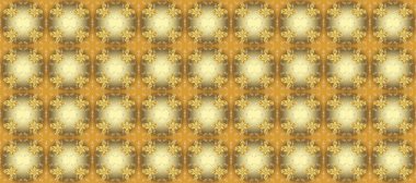 Sarı, kahverengi renklerde Raster altın deseni. Soyut duvar kâğıdı, ambalaj dekorasyonu. Kış sembolü, Mutlu Noeller, Mutlu yıllar 2019. Altın kar taneleri basit, pürüzsüz desen.