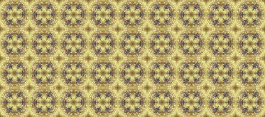 Süslü raster dekorasyonu. Tarafsız, bej ve kahverengi renklerde altın desenli altın elementler. Barok tarzında duvar kağıdı tasarımı için kusursuz damaske deseni arkaplanı.
