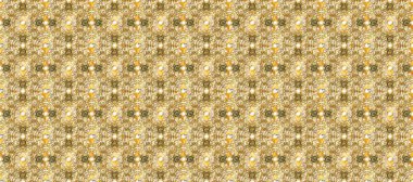 Raster illüstrasyonu. Kusursuz soyut bir arkaplan. Oriental raster klasik bej, sarı, nötr ve altın desenli.