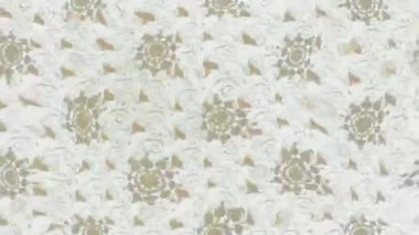 Renkli unsurlarla hareketli arka plan görüntüleri. Çiçekler. Eski model. Bayrak tarzı. Video kaydı. Şablon. Döngü. Kusursuz..