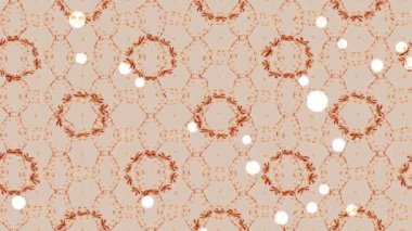 Renkli unsurlarla hareketli arka plan görüntüleri. Çiçekler. Eski model. Bayrak tarzı. Video kaydı. Şablon. Döngü. Kusursuz..