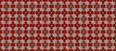 Kırmızı, gri ve kahverengi renklerde Raster altın deseni. Altın kar taneleri basit, pürüzsüz desen. Kış sembolü, Mutlu Noeller, Mutlu yıllar 2019. Soyut duvar kağıdı, ambalaj dekorasyonu.