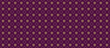 Altın desenli mor, kahverengi ve nötr renklerde altın elementler. Kusursuz altın desen. Raster doğulu süsü.
