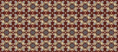 Güzel bir kış süsü. Raster kahverengi, gri ve bej kar tanelerinden izole edilmiş. Renkli kar taneleri Raster illüstrasyonu.