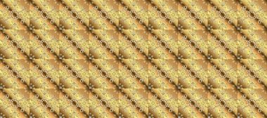 Kusursuz soyut bir arkaplan. Raster illüstrasyonu. Oriental raster klasik bej, kahverengi ve sarı ve altın desenli.