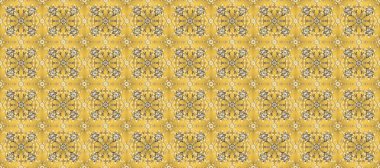 Sarı, bej ve altın elementli nötr renklerde kusursuz klasik desen. Noel, kar tanesi, yeni yıl 2019.