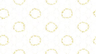 Renkli unsurlarla hareketli arka plan görüntüleri. Çiçekler. Eski model. Bayrak tarzı. Video kaydı. Şablon. Döngü. Kusursuz..