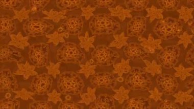 Renkli unsurlarla hareketli arka plan görüntüleri. Çiçekler. Eski model. Bayrak tarzı. Video kaydı. Şablon. Döngü. Kusursuz..