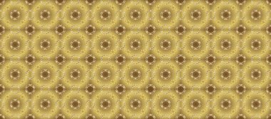 Sarı, bej ve altın elementli nötr renklerde geleneksel klasik altın desen. Barok tarzında kusursuz bir doğulu süsü..