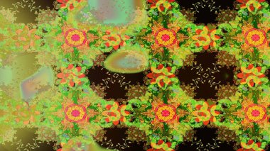 Eskiz modeli etnik tasarım. Çiçekleri, deniz kabukları, mandalaları ve suluboya efektleriyle donanma geçmişi. Yatak çarşafları, ceket, paket tasarımı, kumaş ve moda kavramları için tekstil baskısı.