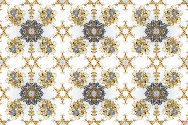 Tarafsız, bej ve altın elementli beyaz renklerde altın desen. Geleneksel klasik altın desen. Barok tarzında kusursuz bir doğulu süsü. Raster doğulu süsü.