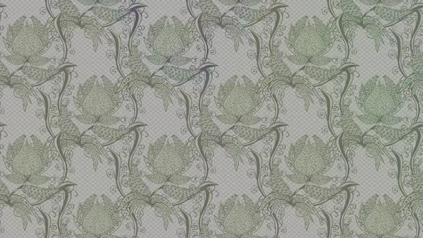 stock image Flowers on gray, neutral and beige colors in watercolor style. Watercolor sketch pattern. Floral print.