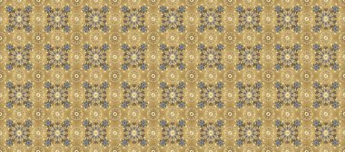 Noel, kar tanesi, yeni yıl 2019. Altın elementlerle bej, nötr ve sarı renklerde kusursuz klasik desen.