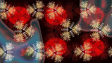 El çizimi Raster çizimi. Çizim çiçek deseni duvar kağıdı, web sitesi arka planı, ambalaj kağıdı, davetiye, broşür, afiş veya web sitesi için kullanılabilir. Karalama elementleri.