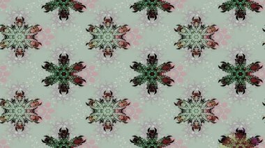 Moda baskıları için zarif bir şablon. Modern çiçek arkaplanı. Halk tarzı. Parlak renkli çiçekleri olan ve gri ve siyah renkte yaprakları olan muhteşem bir çiçek deseni..