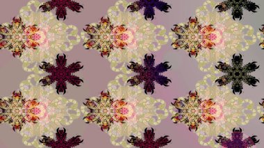 Raster resim. Çiçek desenli çiçek ve yaprakları ile. Sevimli küçük çiçek desenle.