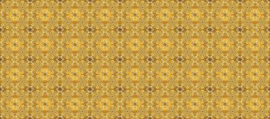 Klasik klasik klasik arka plan. Sarı, kahverengi ve bej renklerde altın elementlerle kusursuz desen. Geleneksel oryantasyon süsü. Klasik raster altın pürüzsüz desen.