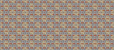 Düz Çiçek Elementleri Tasarım Raster illüstrasyonu. Gri, beyaz ve bej renkli çiçekler. Renkli Bahar Temalı, pürüzsüz bir arka plan. Çiçekli, suluboya desenli kusursuz çiçek deseni.