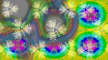 Egzotik çiçekler, yeşil ve mavi renkler üzerine botanik ve parlak klasik doğa. Klasik tropikal doğal elementlerin suluboya seti. Raster illüstrasyonu.