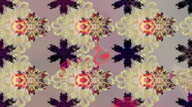 Yapraklı çizim şekli. Poster ya da kapak için arka plan. Şirin, zarif çiçekler Raster illüstrasyonu. Tekstil için figür. Davetiye ve kartpostal tasarımı için dekoratif çiçek unsurları.