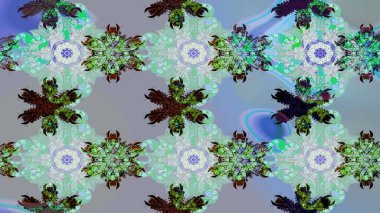 Mavi ve tarafsız çiçekli bahar çiçekleri. Moda baskıları için zarif bir şablon. Küçük çiçekte güzel bir desen. Motley illüstrasyonu. Küçük renkli çiçekler..