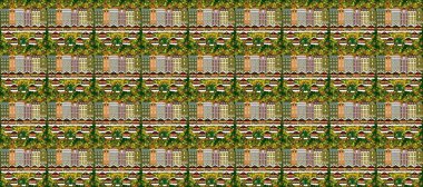 Kış evleri, yollar, ağaçlar. Noel arifesi şirin bir kasaba. Raster. Şehir manzarası. Kış doğası. Tebrik kartı, poster tasarımı. Şehirde kış, Noel süsleri, köknar ağaçları. Raster. Yeni yıl tatili.