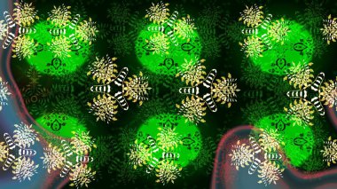 Parlak çiçekli halı renginde çizim deseni.