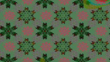 Çiçekli çizim şekli. Renkli çiçekler. Düz Çiçek Elementleri Tasarımı. Renkli Bahar Teması çizim şablonu.