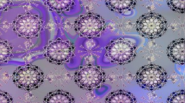 Tarafsız ve mor renkli çiçekler. Raster illüstrasyonu. Çiçek desenli eskiz, vuruşlar, sıçramalar, yaz çiçekleri..