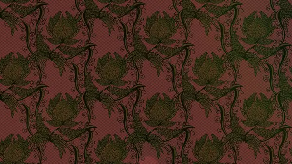 Çiçek tasarımı için inanılmaz bir kolaj cenneti tarzı. Çiçekli zambakların eskiz geçmişi. Parlak çiçekli kolaj çiçekleri.