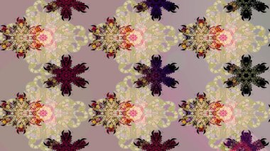 Renkli Bahar Teması eskiz kalıbı. Eskiz klasiği. Düz Çiçek Elementleri Tasarımı. Raster Şirin kumaş deseni.