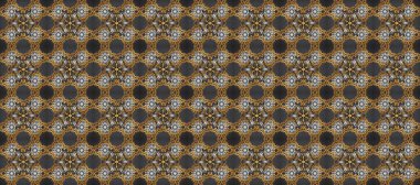 Gri, kahverengi ve bej renklerde altın elementlerle kusursuz desen. Klasik raster sarısı, kusursuz desen. Klasik klasik klasik arka plan. Geleneksel oryantasyon süsü.