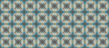 Barok tarzında kusursuz bir doğulu süsü. Geleneksel altın sarısı desenli mavi, gri ve nötr renklerde altın elementler.