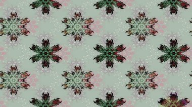 Çiçekli karalama şeklinde Raster çiçek deseni. Renkli çiçekler. Nazik, narin çiçek arkaplanı.