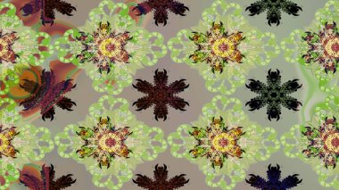 Çiçekler suluboya eskiz deseni. Raster Stili kumaş deseni.