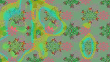 Tekstil, kumaş, kapaklar, duvar kağıtları, baskı, naylon, koleksiyon defteri, örgü, dekupaj için güzel bir eskiz. Millefleur 'lar. Oldukça eski bir besin torbası deseni, küçük, çiçekler.