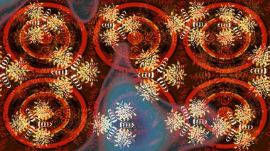 Nazik, sevimli çiçek arkaplanı. Çiçekli karalama şeklinde Raster çiçek deseni. Renkli çiçekler.