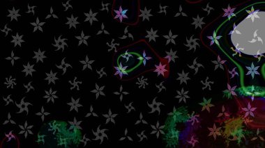 Çiçekli siyah eskiz deseni. Raster çiçek izi. Klasik taslak çizimi.