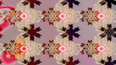 Çiçekli çiçek deseni, suluboya. Tarafsız renklerde çiçekler. Renkli Bahar Teması eskiz kalıbı. Düz Çiçek Elementleri Tasarımı. Raster illüstrasyonu.