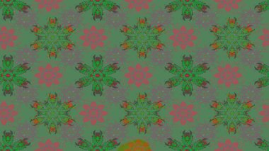 Bahar çiçekleriyle güzel bir çiçek deseni çizmişsin. Güzel kumaş deseni. Raster illüstrasyonu.