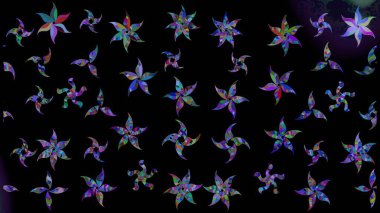 Çiçek arkaplanlı soyut zarafet eskiz deseni. Raster Güzel kumaş deseni.