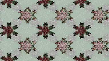 Kızılderili desenli desenli desenli şal deseni. Etnik Mandala süsü. Raster Henna dövme stili. Tekstil, tebrik kartı, boyama kitabı, telefon kılıfı baskısı için kullanılabilir.